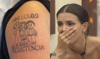 Fan de Gran Hermano se tatuó a la familia Lulo