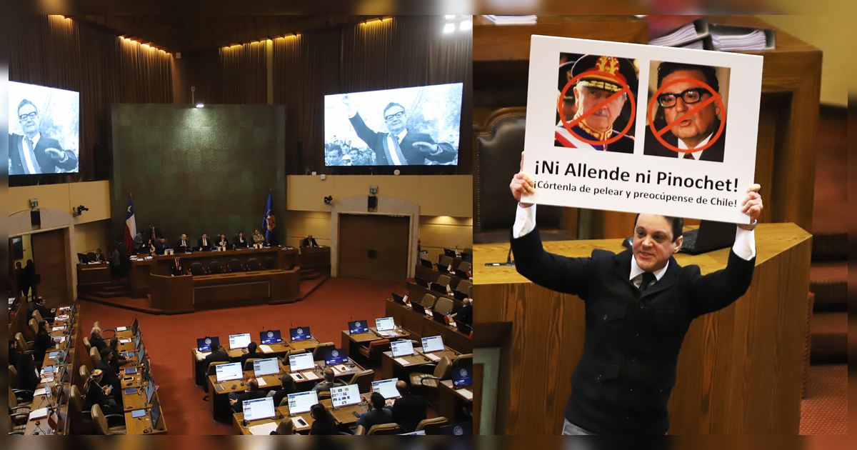 Incidentes en la Cámara de Diputados por homenaje a Salvador Allende