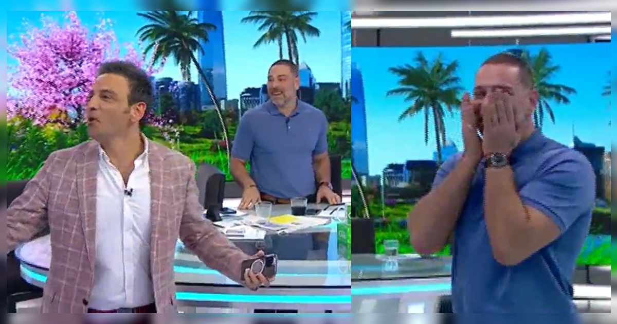 “¿Estamos al aire?”: Neme sufrió hilarante exabrupto tras pensar que había terminado Mucho Gusto