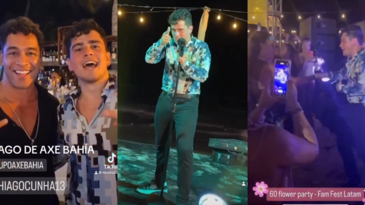 Nico Ruiz y su inesperado encuentro con Bruno y Thiago en Punta Cana: cantante se lució en dos shows