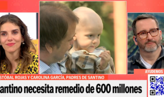 Periodista de Canal 13 necesita $600 millones para comprar fármaco para su hijo: Ayuden a Santino