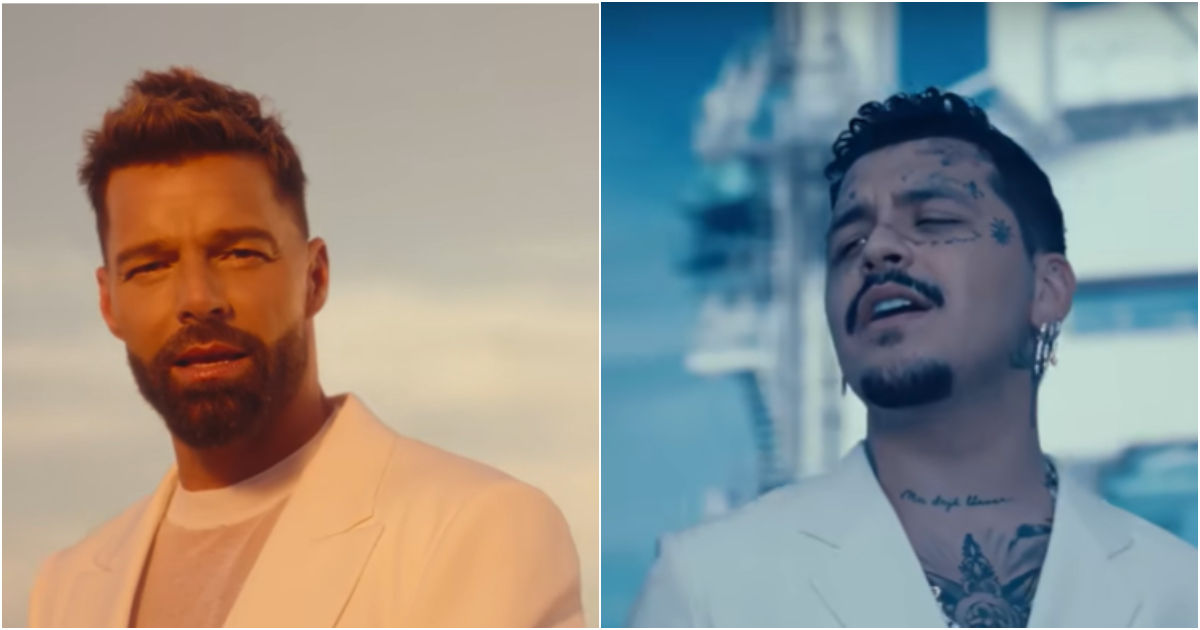 Ricky Martin y Christian Nodal se unen para reversionar "Fuego de noche, nieve de día"