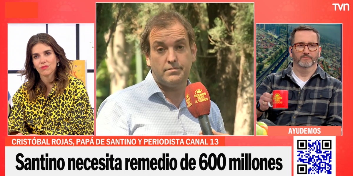 Periodista de Canal 13 necesita $600 millones para comprar fármaco para su hijo: "Ayuden a Santino"