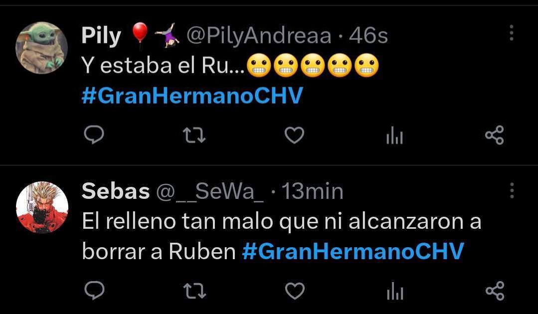 Comentarios aparición Rubén Gran Hermano 