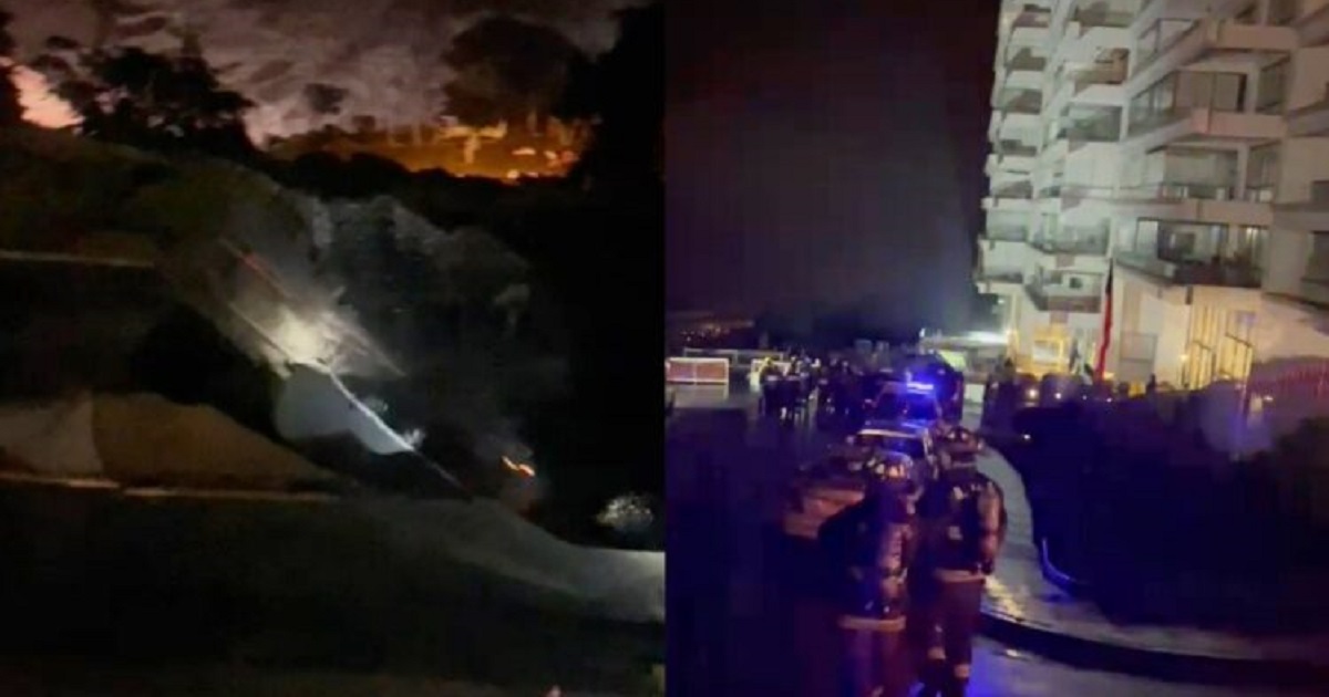 Nuevo socavón en cercanías del edificio Kandinsky en Viña del Mar: evacuaron a 200 personas