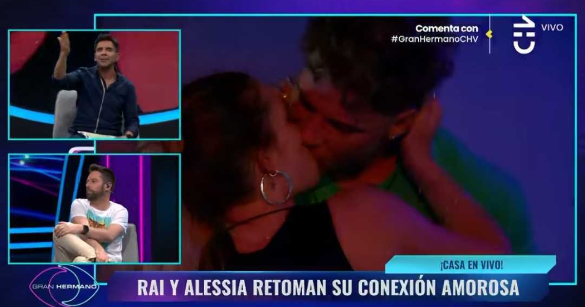 Beso Rai y Alessia Gran Hermano