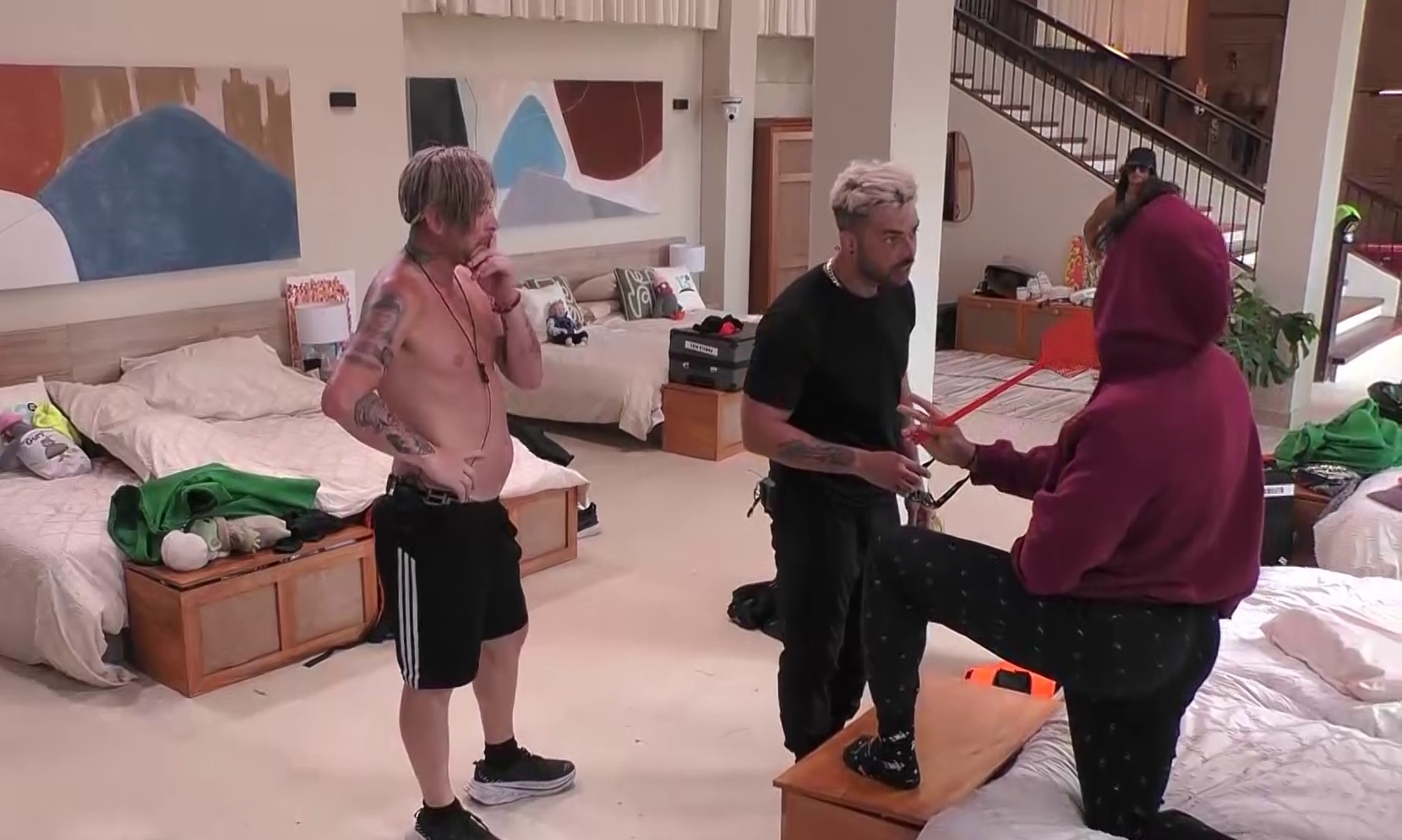 Max Cabezón y Fabio Agostini tuvieron tensa discusión en Tierra Brava y capataz tuvo que intervenir