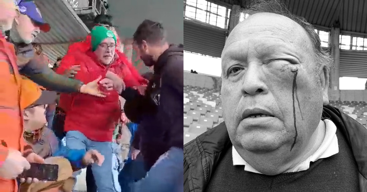 Difunden confuso video del momento en que Mauricio Viana agredió a hincha