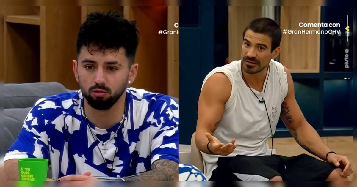 ¿Fin de la enemistad? Sebastián y Bambino protagonizaron sincera conversación en Gran Hermano