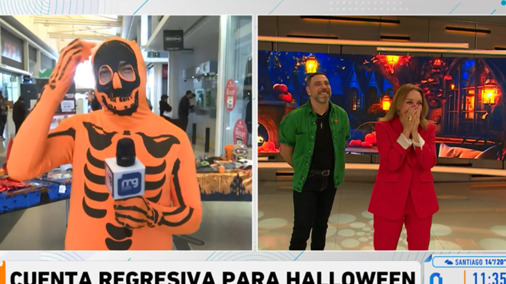 Andrés Caniulef sufrió troleo en Mucho Gusto por su disfraz para Halloween: Está corto de tiro