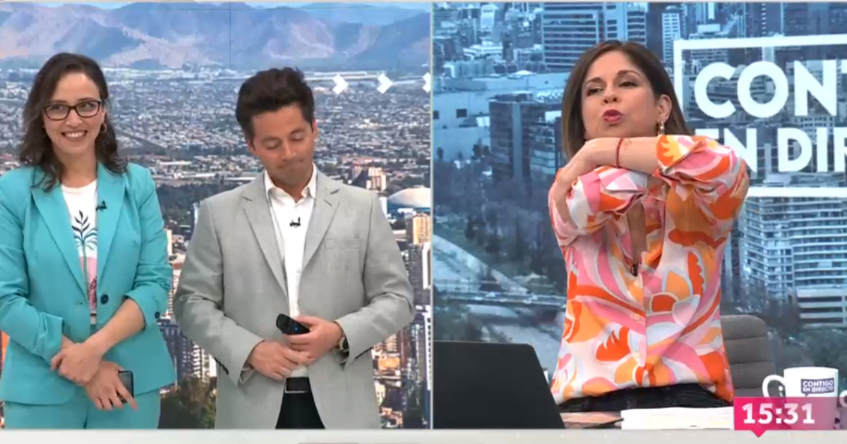 Patricia Venegas y Karina Álvarez sorprendieron a Humberto Sichel con saludo de cumpleaños en CHV