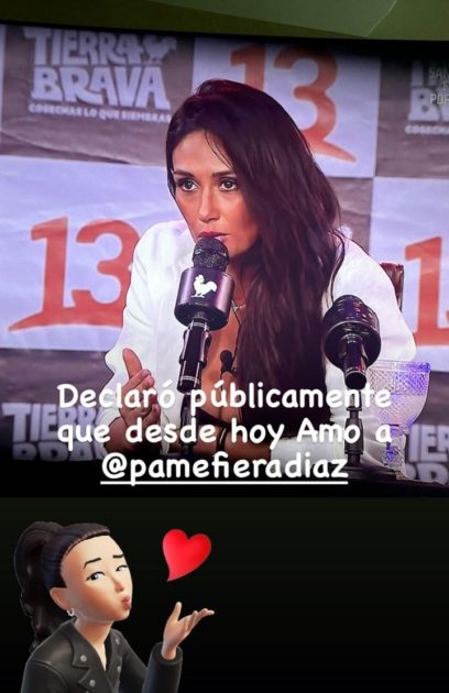Daniela Aránguiz reaccionó a mención de Pamela Díaz en Tierra Brava