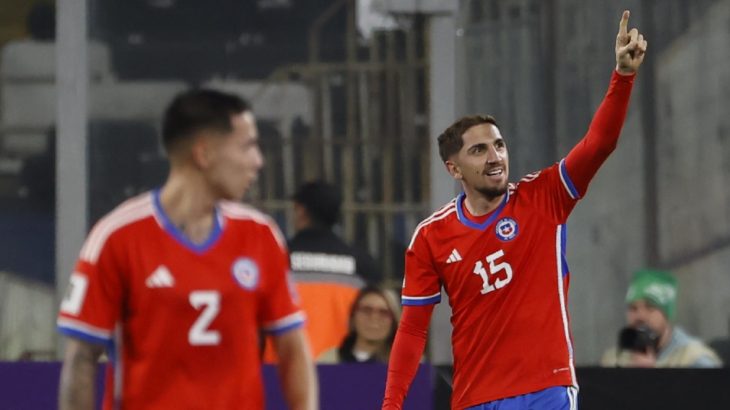 gol Valdés partido Chile Perú