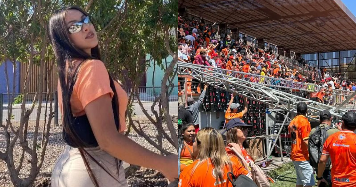 En estado grave se mantiene la joven hincha de Cobreloa tras recibir impacto de pantalla gigante