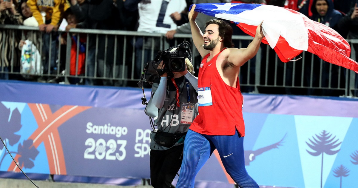 Lucas Nervi suma medalla de oro para Chile en lanzamiento de disco en los Juegos Panamericanos 2023