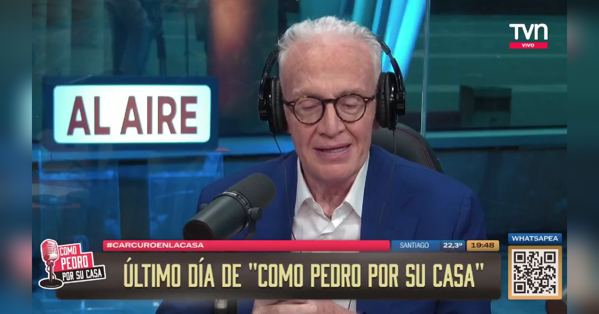 Pedro Carcuro y su sentido adiós a "Como Pedro por su casa": programa tuvo su último capítulo en TVN