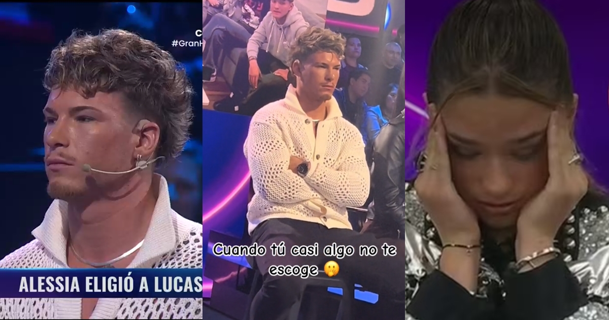 Gran Hermano: la reacción de Raimundo (frente y detrás de cámara) ante el voto de Alessia por Lucas