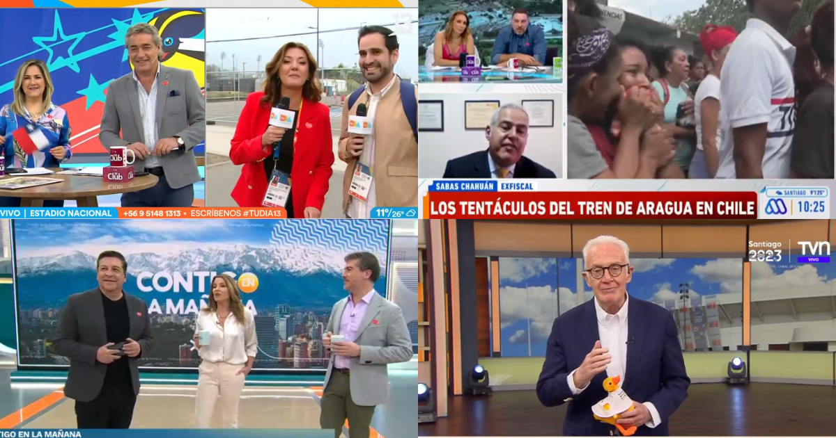 Rating matinal de este martes: TVN saca ventaja gracias a los Panamericanos y sorprende con su lugar