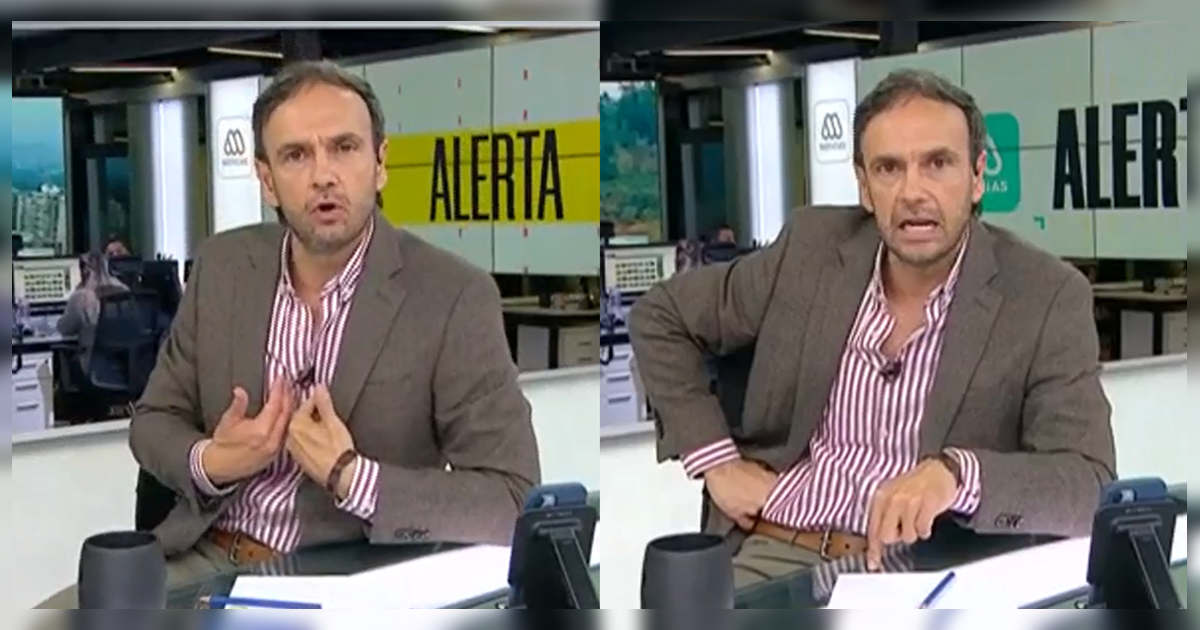 Rodrigo Sepúlveda fue tratado de “nefasto” por televidente y él reaccionó en pleno noticiero