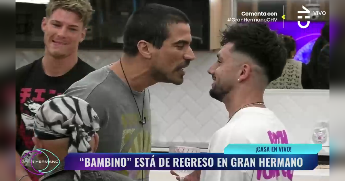 Seba enfrentó furioso a Bambino en su reingreso a "Gran Hermano"