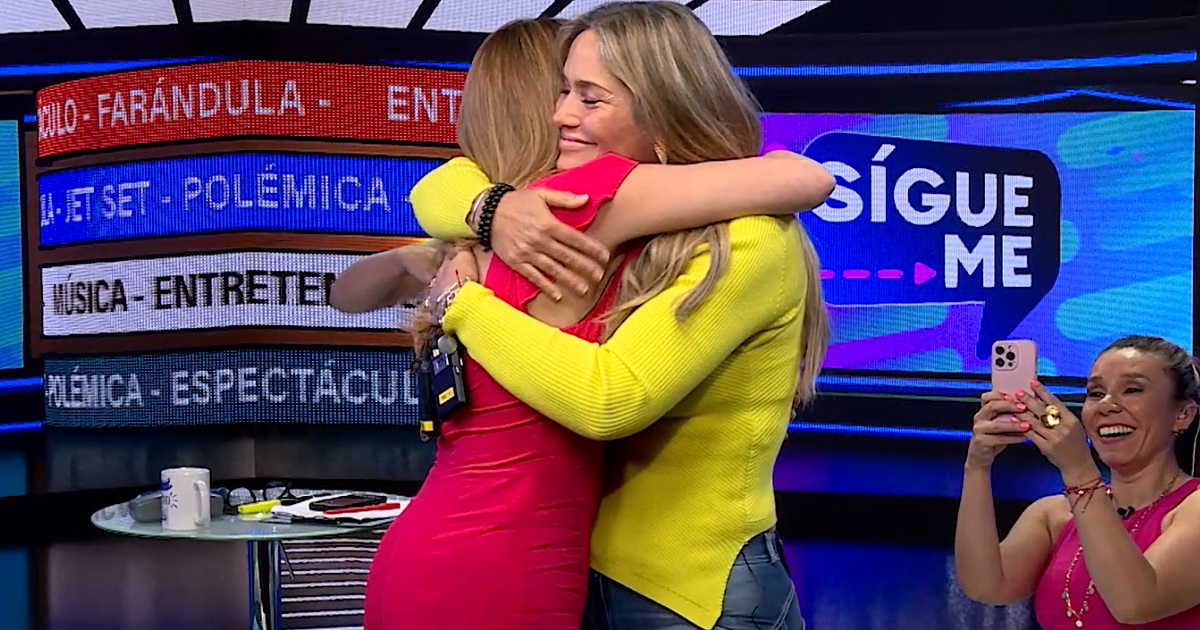 abrazo Kenita Larraín Daniella Campos