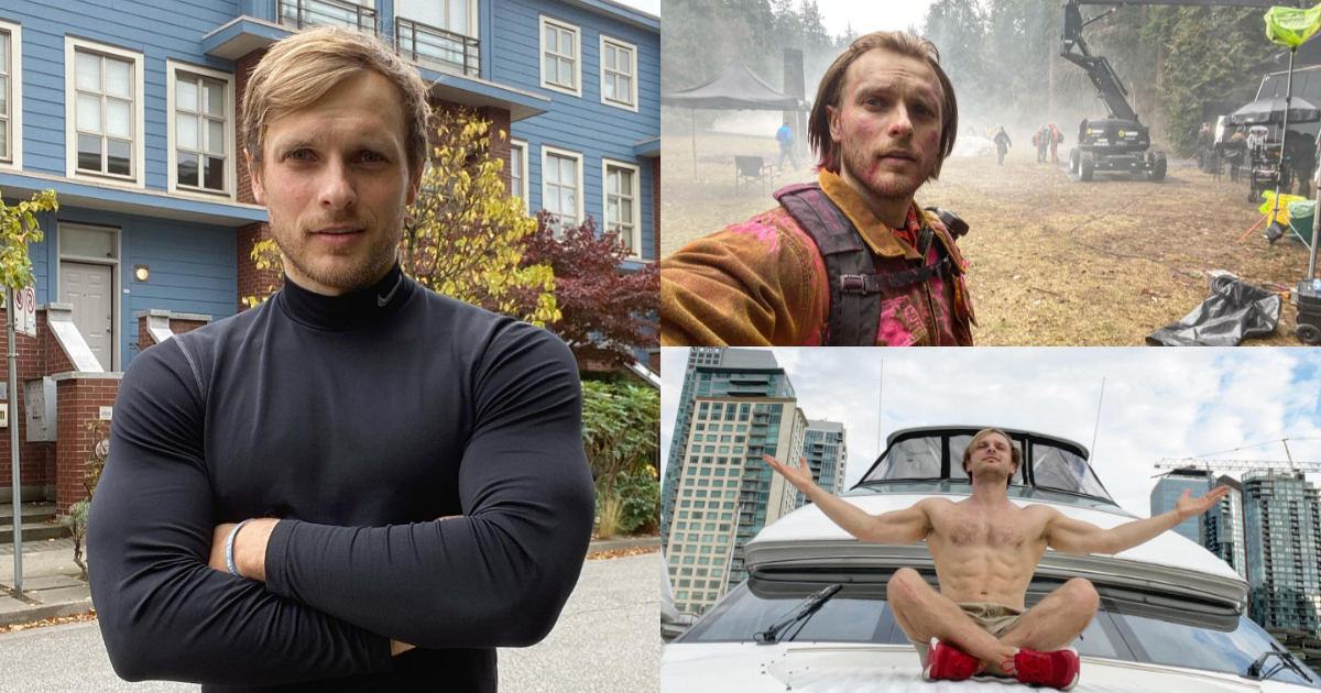 La nueva vida de Artur Logunov en Vancouver: vive en un bote y se codea con actores de Hollywood