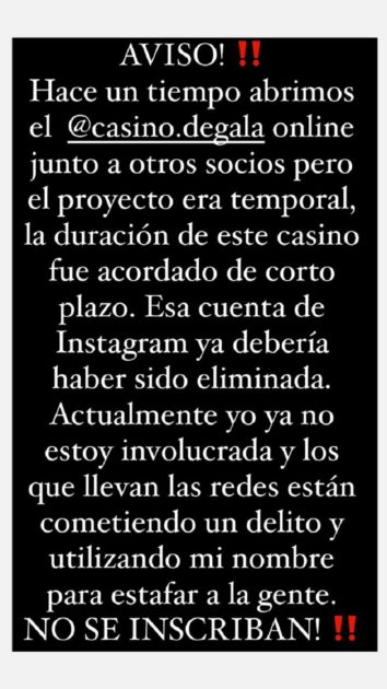 "Están cometiendo un delito": Gala Caldirola denunció estafa con su imagen y acusado respondió