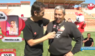 Gustavo Huerta vivió curioso momento con Gustavo Huerta en Teletón