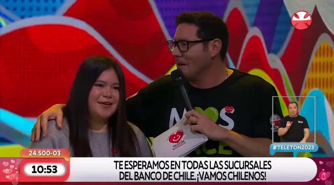 Pancho Saavedra conectó niña con Teletón