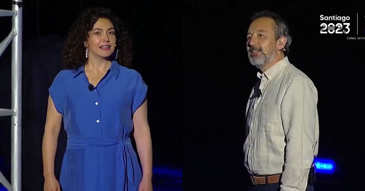 "Juan y Ana": la comentada actuación de Daniel Muñoz y Tamara Acosta en inicio de Parapanamericanos