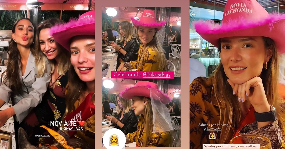 Kika Silva se juntó con amigas para ver los preparativos de su boda con Valenzuela: publicó imágenes