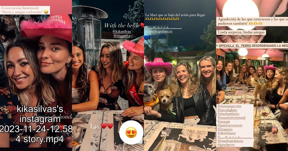 Kika Silva se juntó con amigas para ver los preparativos de su boda con Valenzuela: publicó imágenes