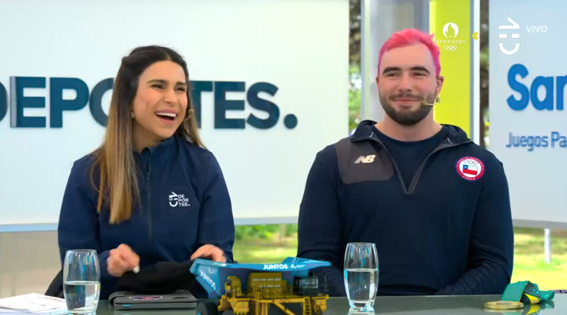 Lucas Nervi pagó apuesta tras ganar oro en Juegos Panamericanos: estrenó pelo rosado 