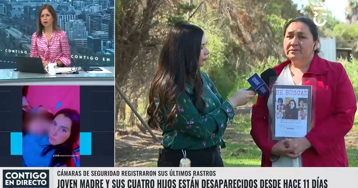 Madre desapareció hijos Batuco 11 días