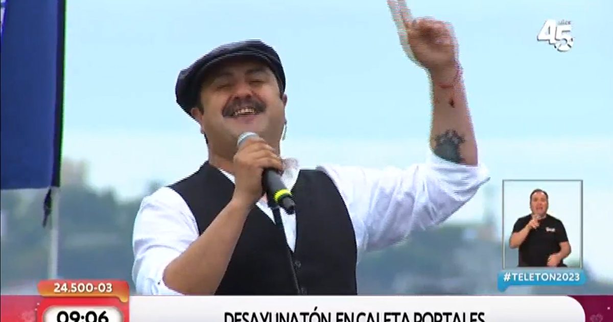 La inesperada reaparición de Rudy Rey en la Teletón 2023... y no fue con una rutina de humor