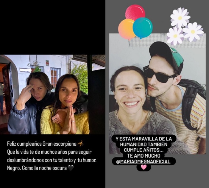 Saludos cumpleaños María Gracia Omegna