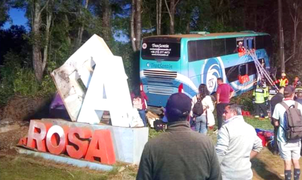 Accidente de bus en Gorbea