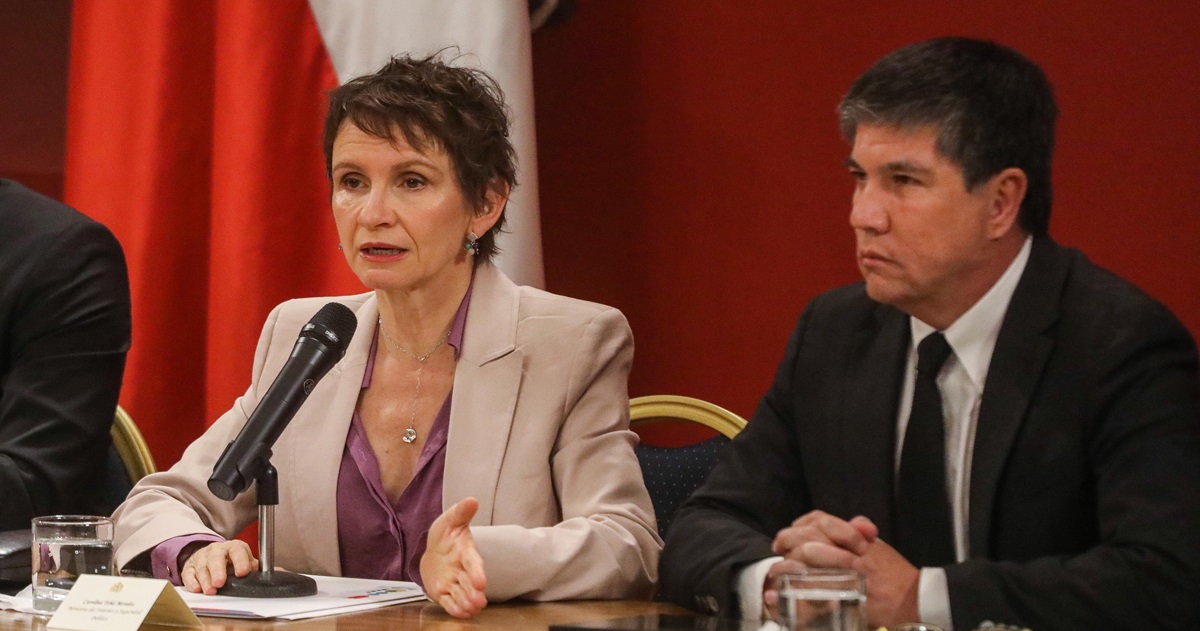 Ministros Carolina Tohá y Manuel Monsalve