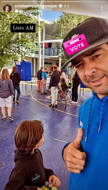 De Carmen Glorio Arroyo a Cristián Riquelme: las imágenes de los famosos votando en Plebiscito 2023