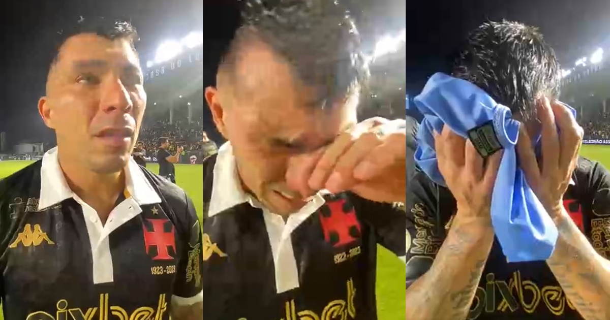 "Lágrimas de felicidad": viralizan emotivo registro de Gary Medel tras salvación de Vasco en Brasil