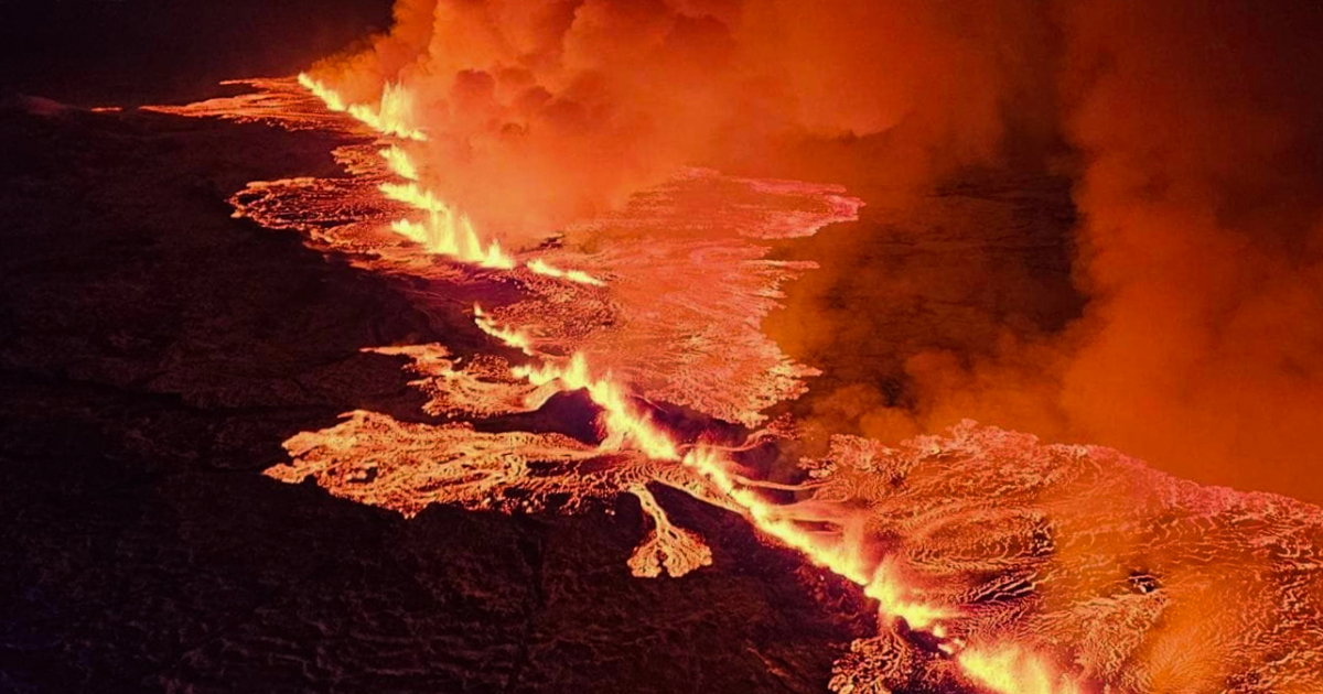 Erupción Volcánica en Islandia