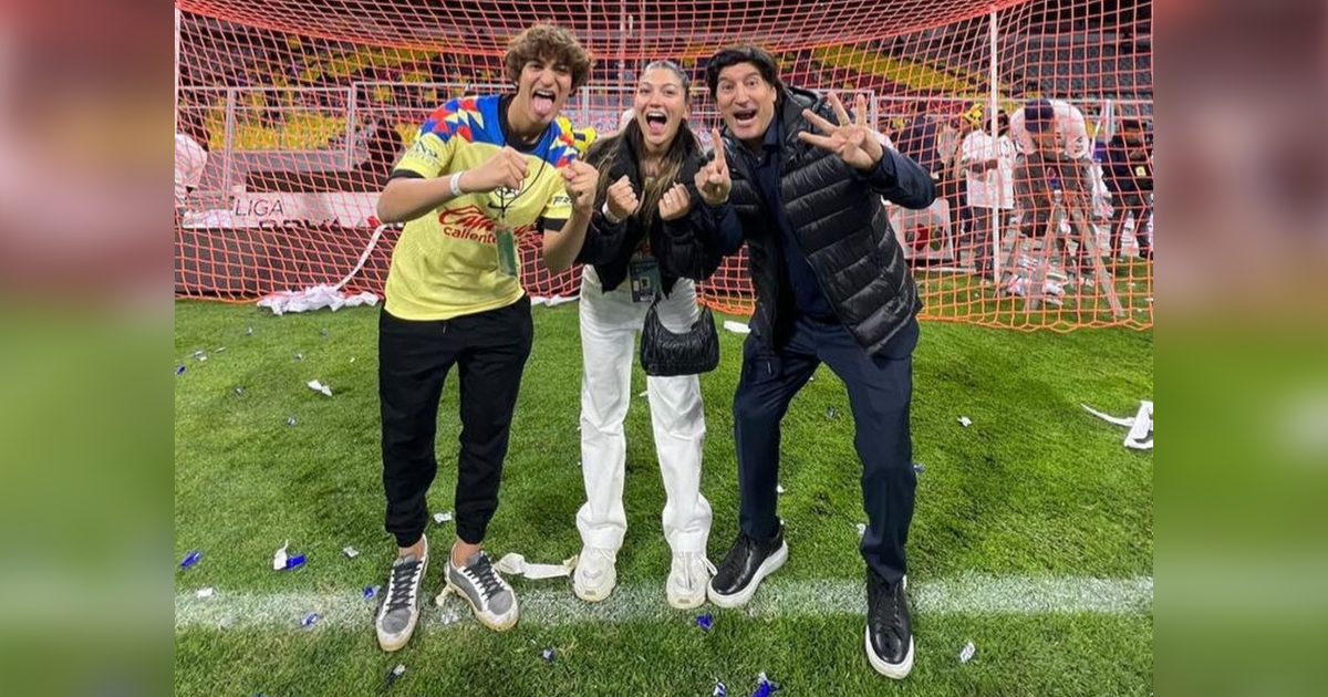 Iván Zamorano compartió con sus hijos el nuevo título del América en México: "Ganó el mejor"