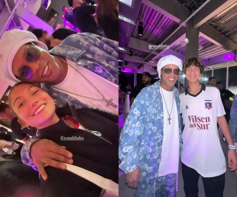 Dupla Sa-Za se reunió en Partido de leyendas en Miami: Valdivia se lució y jugaron con Ronaldinho