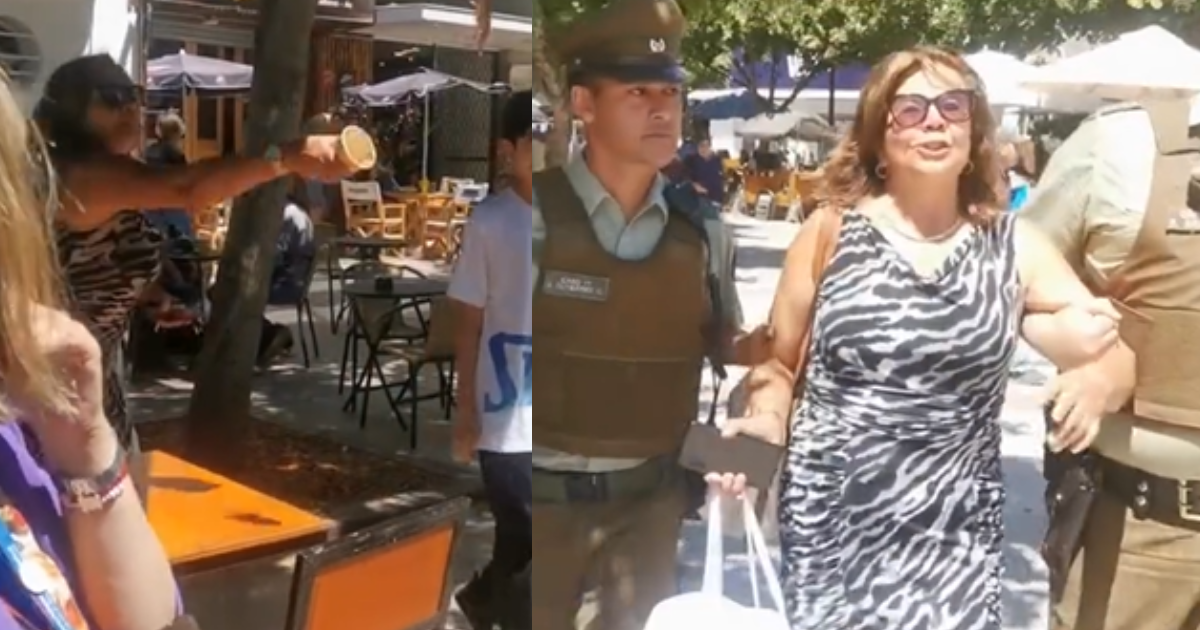 "Púdrete, asquerosa": mujer fue detenida tras lanzarle vaso con café a ministra Vallejo en Rancagua