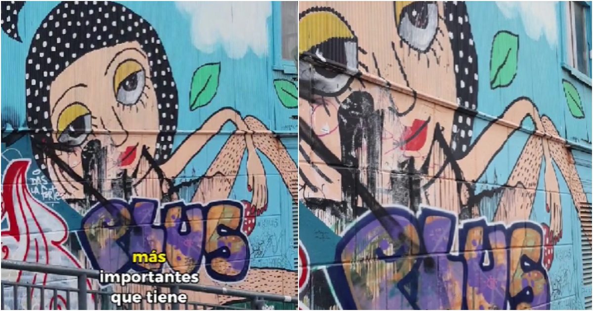 rayan mural de Mon Laferte en Valparaíso