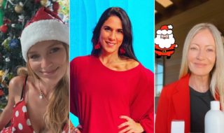 Postales Navidad famosos