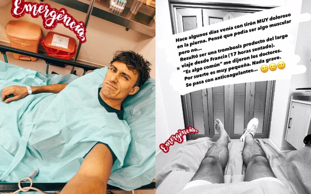 Roberto Cox preocupó a seguidores tras publicar foto en servicio de urgencias: sufrió trombosis