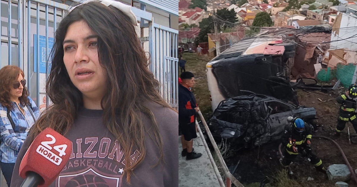 Madre de niña fallecida en accidente de Valparaíso