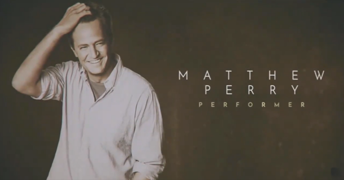 Matthew Perry recibió un emotivo homenaje en los Emmy