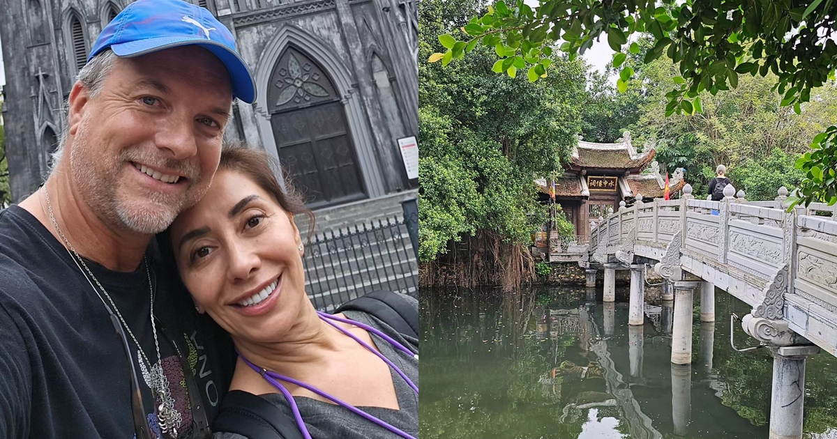 Las románticas vacaciones de Carmen Gloria Arroyo y Bernardo Borgeat en Asia: publicaron imágenes